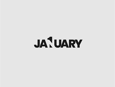 JANUARY logocombination logomark negativespace negativespacelogo