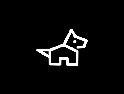 Dog House Logo 3d branding doghouselogo graphic design homedog homedoglogo houselogo logo logocombination logodesign logogram logotype negativespacelogo