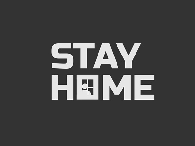 STAY HOME branding corona covid19 logocombination logodesign logogram negativespace negativespacelogo stayathome stayhome