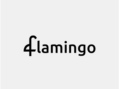 Wordmark flamingo branding design flamingo flamingodesign flamingologo logo logocombination logodesign logoflamingo logogram logotype