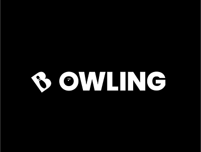 Wordmark Bowling bowling bowlinglogo branding design logo logobowling logogram logotype negativespacelogo