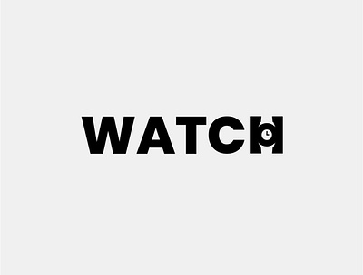 WATCH LOGO logocombination negativespace negativespacelogo watch watchlogo