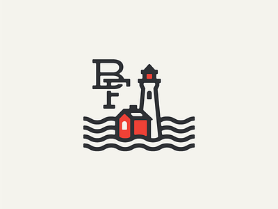Black Fog branding coffee identity illustration lighthouse monogram monoweight roaster