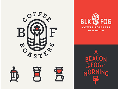 Black Fog II branding coffee coffee roaster identity logo monoweight roaster