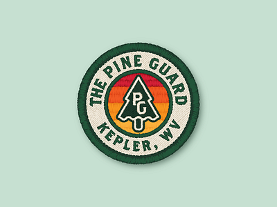 The Pine Guard badge embroidery mcelroys patch pine guard the adventure zone twill