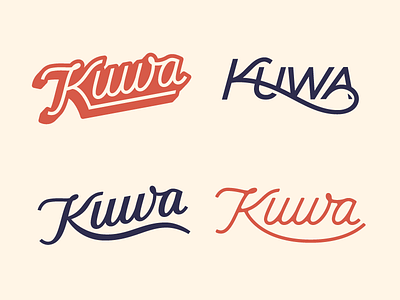 Kuwa #3 branding design logo logotype marbling script textiles type