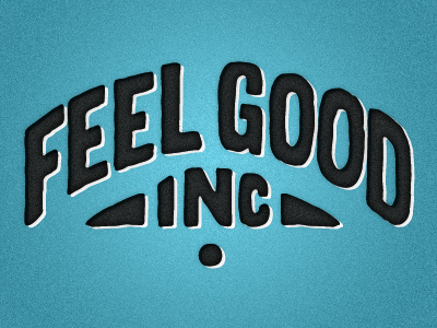 Feel Good Inc. design doodle gorillaz hand lettering logo typography