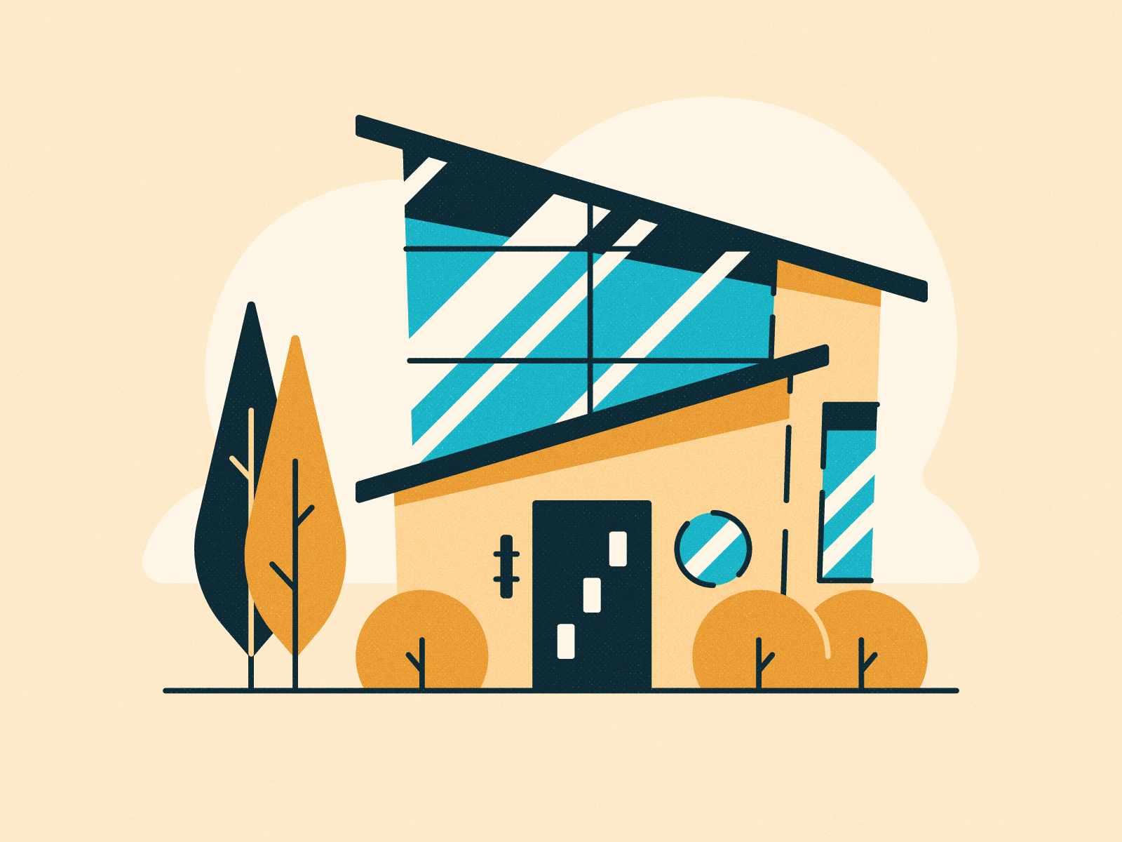 MCM Houses by Zach Higgins for Siege Media on Dribbble