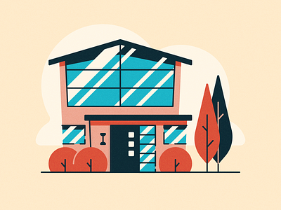 MCM Houses by Zach Higgins for Siege Media on Dribbble