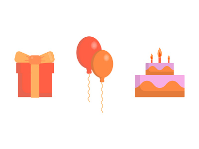 Birthday Icon birthday birthday cake birthday party candle flat icon party present