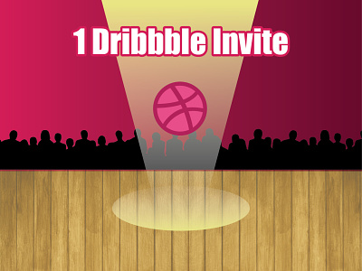 Dribble Invite design dribbble illustraion illustration art illustrations illustrator invite