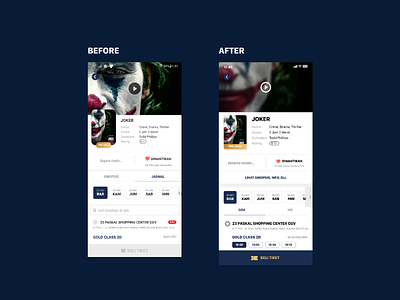 TIXID | UI/UX Redesign app design mobile ticket ui ux