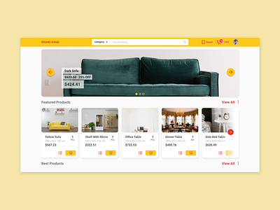 E-Commerce | UI/UX Exploration ecommerce ui ux web design website