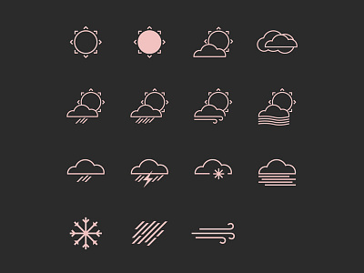 Weather icon set sun weather weather icon set weather icons