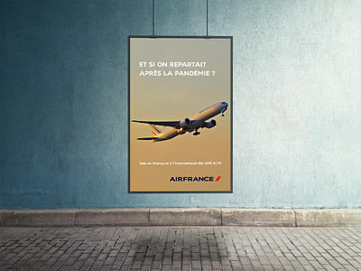Travel with Air France adobe advertising airline airplane art branding daily dailychallenge dailycreativechallenge design logo typography