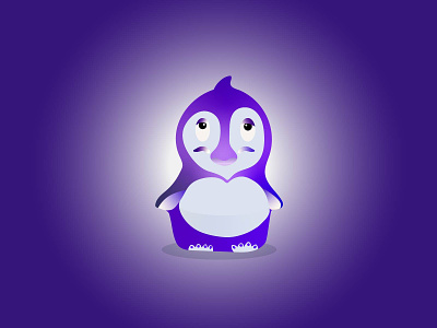 Penguin illustration branding company logo creative logo design illustration logo logos logotype vector