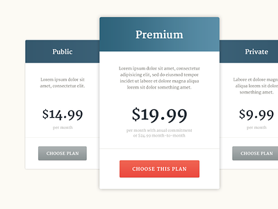 F11 pricing tables clean design photoshop pricing ui ux web website