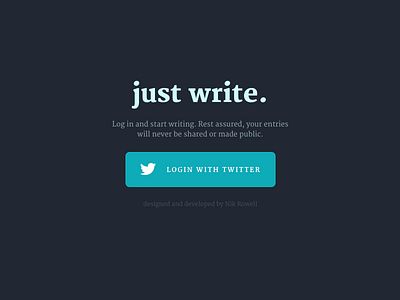 just write ... login