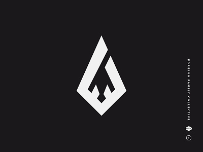 Foreign Family Collective black and white diamond dimond electronic music ff foreign family logo mark monogram odesza symbol