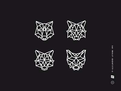 Jai Wolf Identity 2 black and white crystal edm geo icon jai wolf logo mark music shards symbol wolf