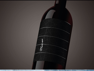 Premium wine design black luxury minimalist modern premium silver wine