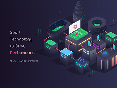 Purpos branding design flat illustration isometric isometry performance sports vector vectors