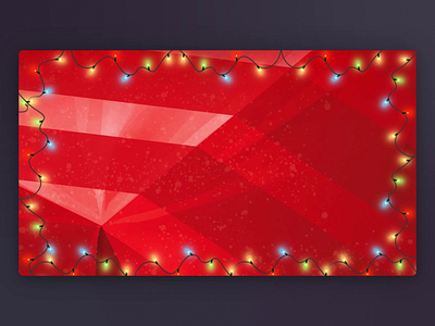 CSS Christmas Lights animation christmas css design html web