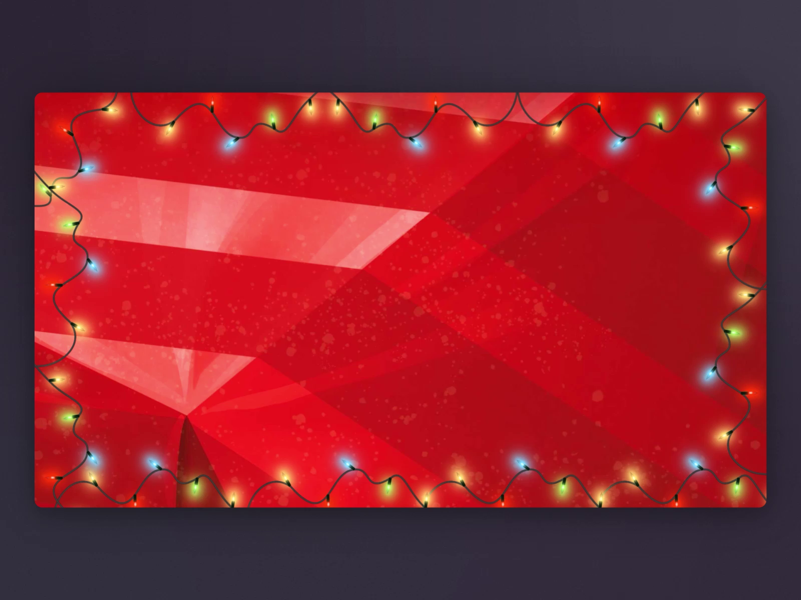 html css christmas lights