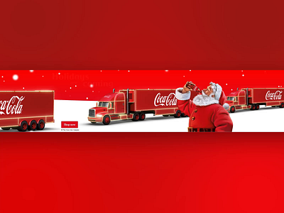 Holidays are coming animation branding christmas coca cola css design html web