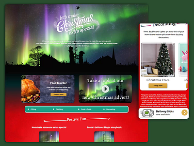 Let's Make Christmas Extra Special branding christmas css design html photoshop ui ux web