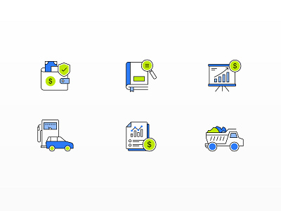 Color line icons custom icons design duetone icons icon icon design iconography icons outline icons vector icons