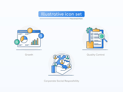 illustrative icon design