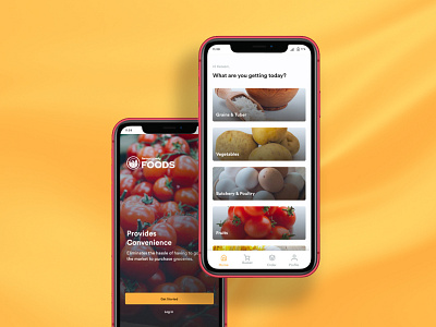 Fresh Foods Ordering App app figma product design ui ux