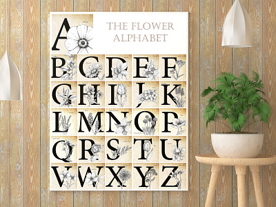 Alphabet of Flowers