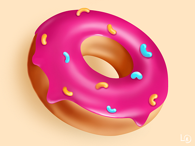 Donut asset assets donut game illustration illustration art logo