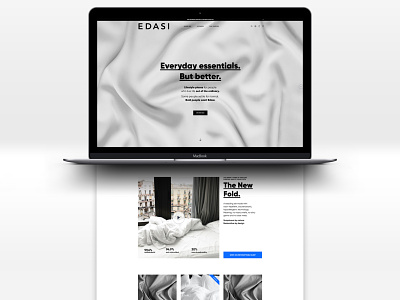 Edasi - The New Fold - e commerce design bedding branding ecommerce kikstarter sheets shop ui usa user experience user interface ux
