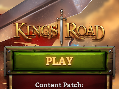 Kings Road Home button game icons interface medieval play sword ui video