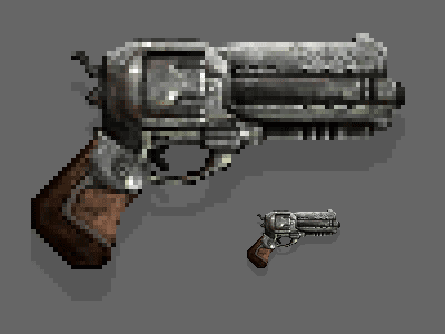 Raynor's Revolver art beef craft gun jim pistol pixel raynor revolver star starcraft