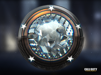 Diamond Rank Icon call of duty diamond future game gem icon metal military shooter