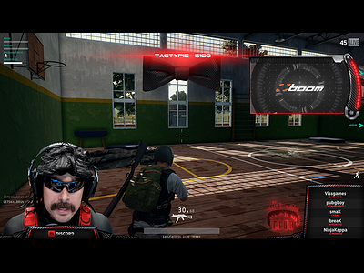 Dr Disrespect Twitch Overlay Concept