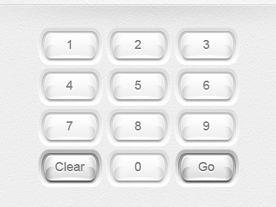 Buttons button buttons glossy keypad shiny white