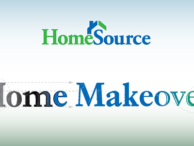 HomeSource & HomeMakeover Logo Design/ Branding branding illustrator logodesign marketing