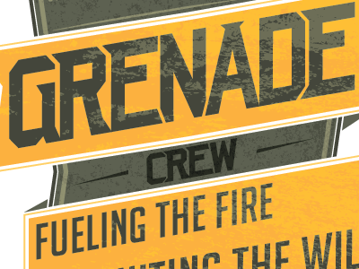 Grenade Apparel designs (spec) apparel appareldesign snowboarding specwork typedesign