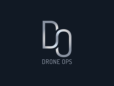 Logo Design - Drone Ops branding drone gradient graphic design illustrator logo design technology