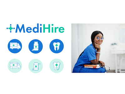 Branding- MediHire Healthcare Recruitment branding doctor healthcare medical medical logo medical recruitment recruitment