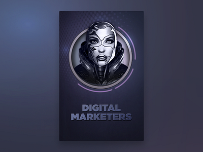 Digital Marketers Avatar Illustration