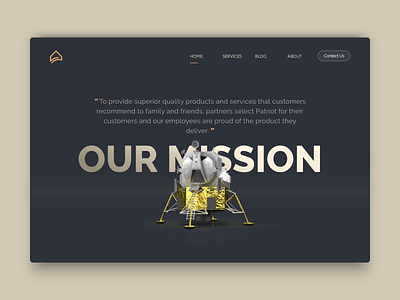 Company Mission Statement about us about us page agency website brand company page dark theme illustration mission statement positioning ui vision mission web webdesign webpage