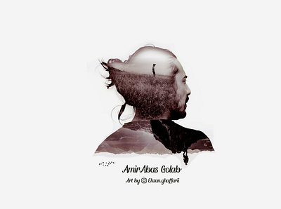 AmirAbas Golab DoubleExposure design doubleexposure illustration typography