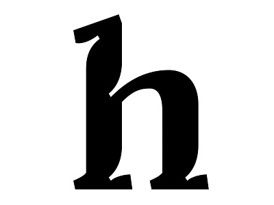 It’s a trap glyphs h inktraps trap type design typography