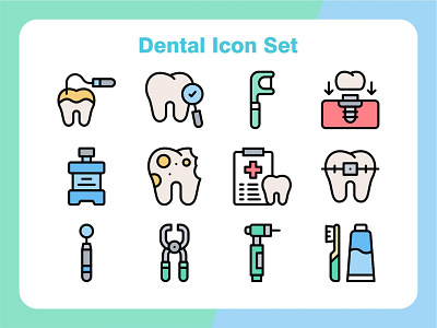 Dental Icon Set